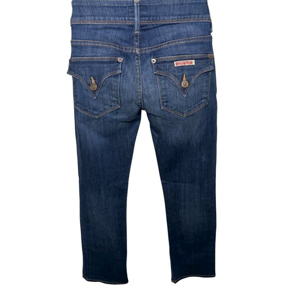 Hudson Beth Mid-Rise Baby Bootcut Flap Pocket Jeans Size 24 - Picture 5 of 8
